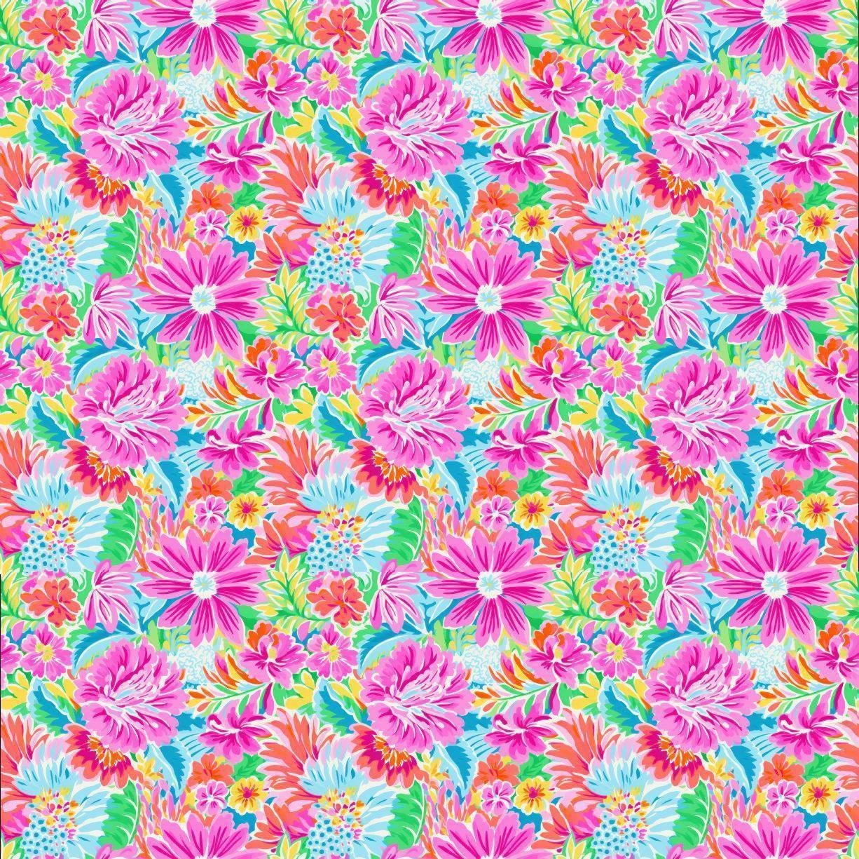 Floral Flower patterned acrylic for laser cutting. Cast acrylic sheet for lasers.