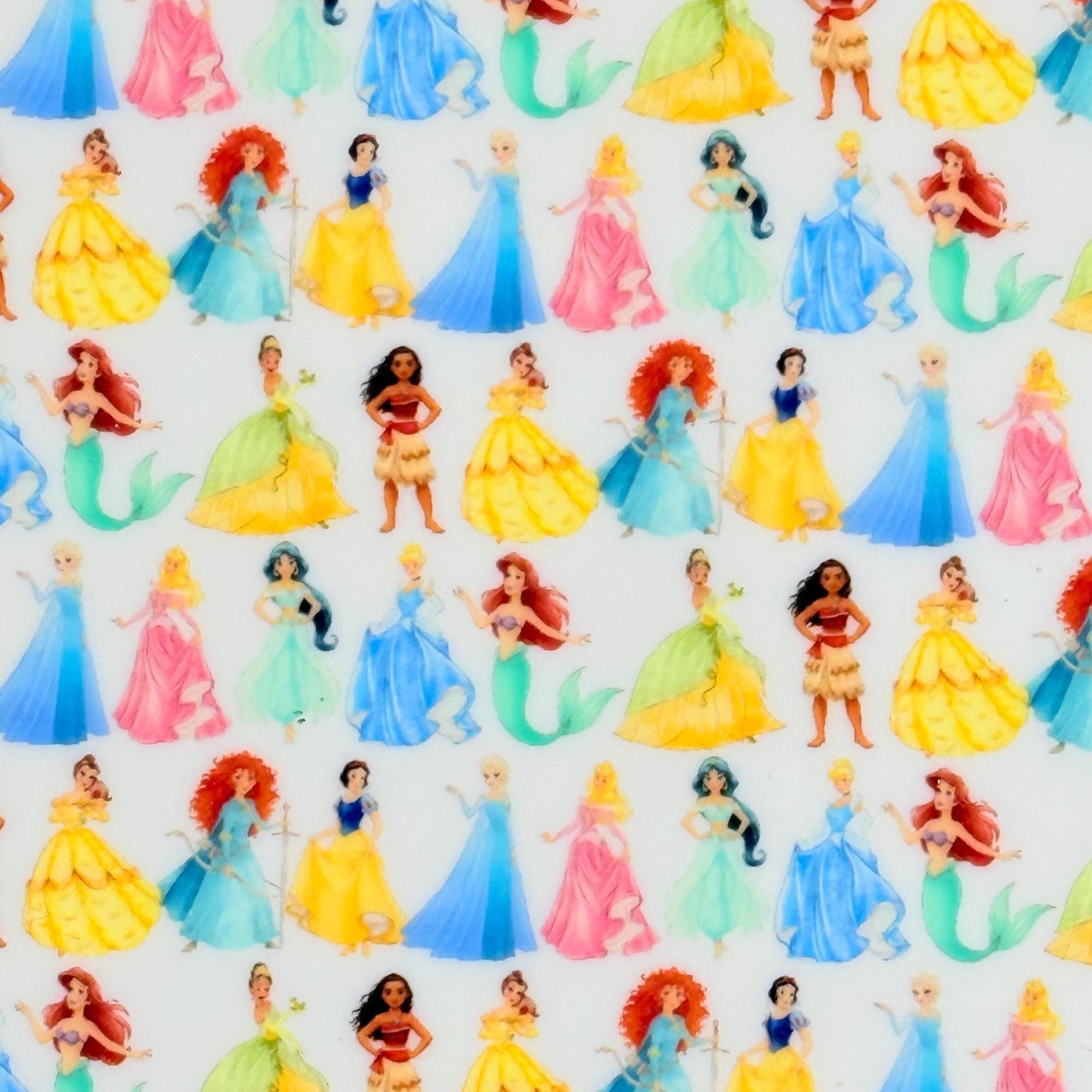 Patterned Acrylic Sheet - 1/8 Inch Cast White Acrylic Panel with Princess Design Patterned Cast Acrylic, Flex and Wood for Lasers