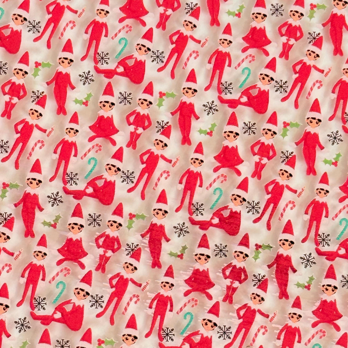 Patterned Acrylic Sheet, Christmas Elf Laser Blank For CO2 Cut