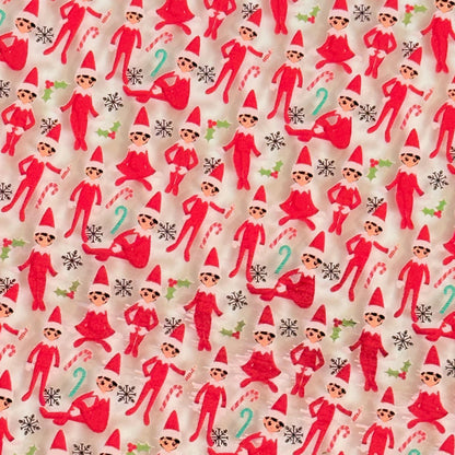 Patterned Acrylic Sheet, Christmas Elf Laser Blank For CO2 Cut