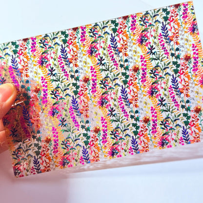 UV Printed Acrylic | Patterned Clear Core Acrylic Sheet for Laser Cutting & Jewelry Making Patterned Cast Acrylic, Flex and Wood for Lasers