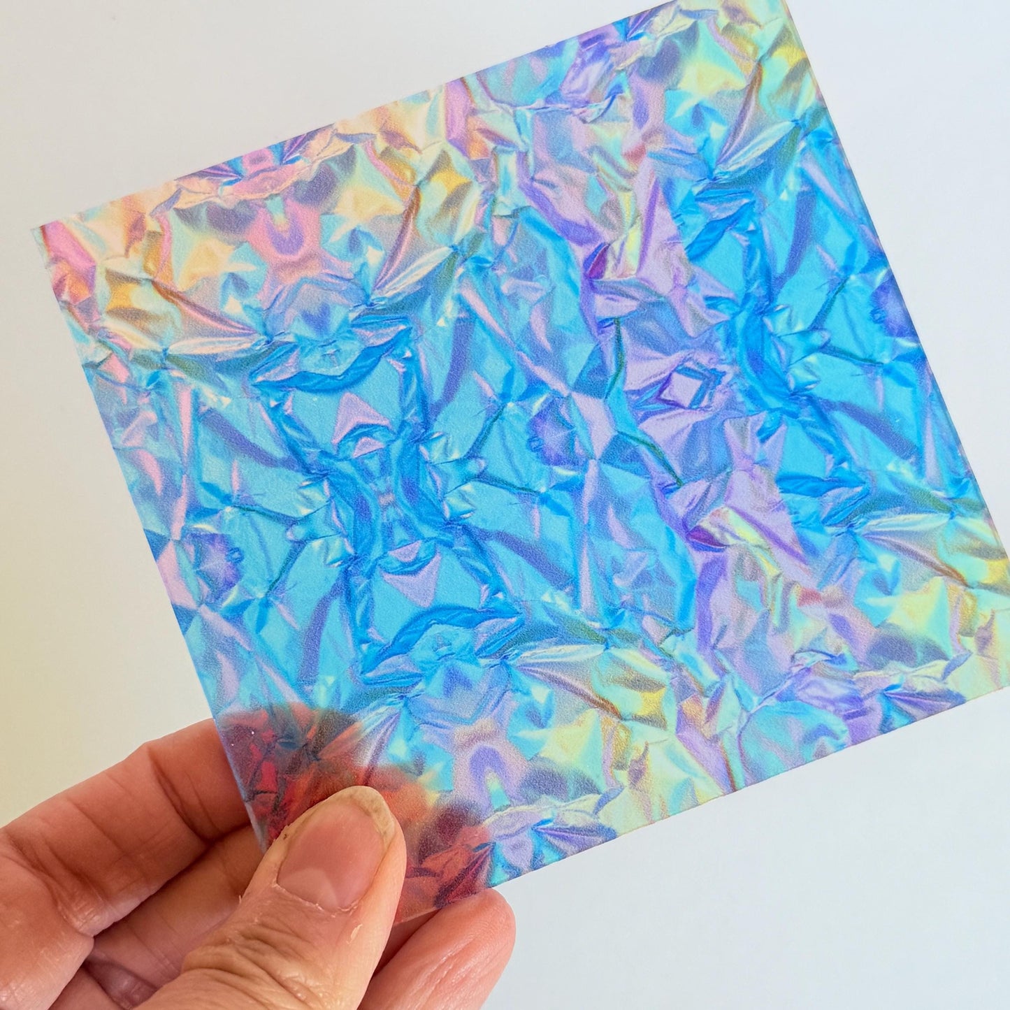 Iridescent Acrylic - Patterned Laser Cut Acrylic for Earrings | Floral UV Printed Design Patterned Cast Acrylic, Flex and Wood for Lasers