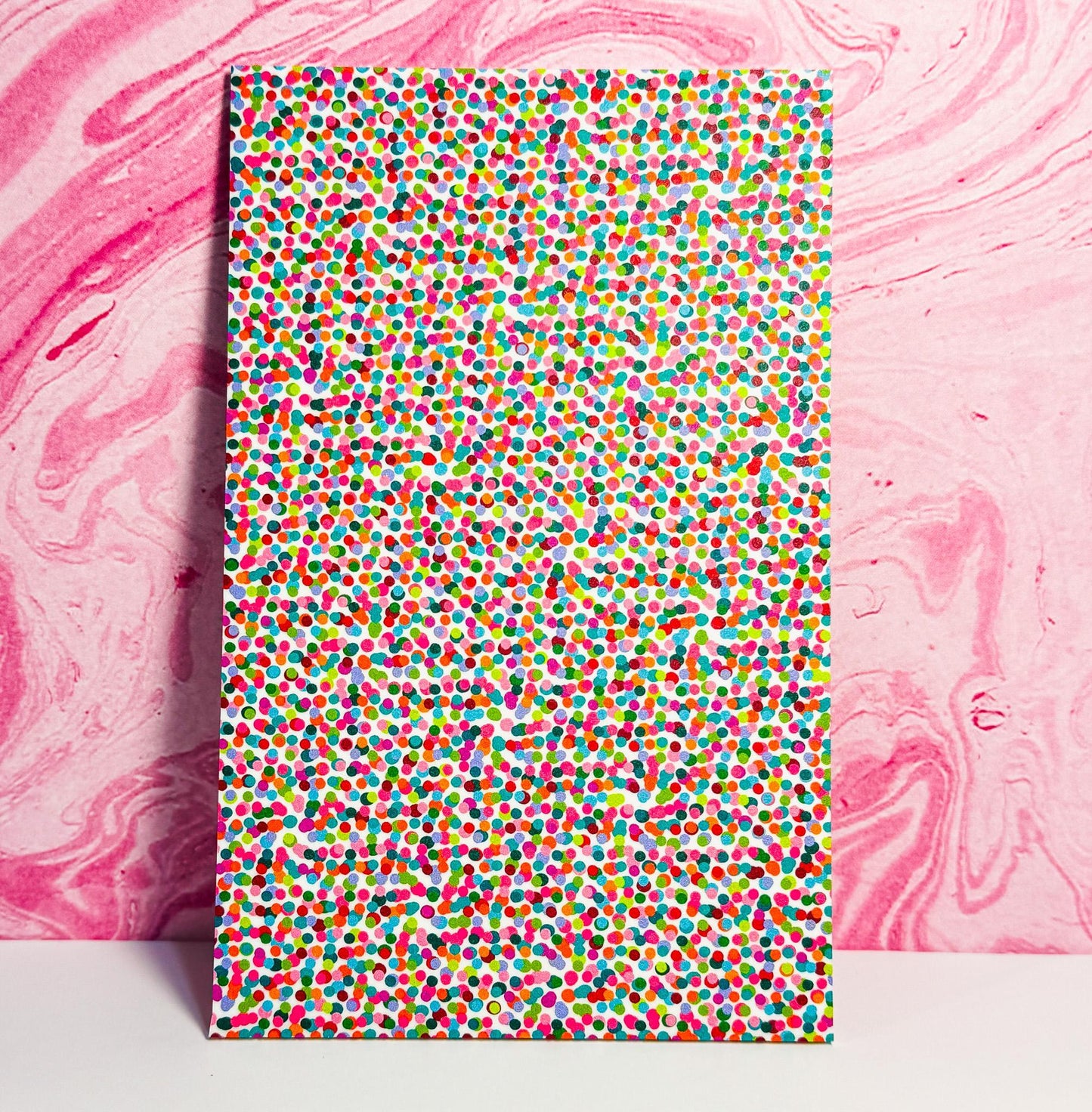 Confetti Acrylic Sheet - Glitter Patterned 1/8 Inch White Core Double Sided Print Patterned Cast Acrylic, Flex and Wood for Lasers