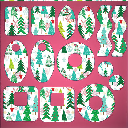Christmas Tree Patterned Acrylic Sheet