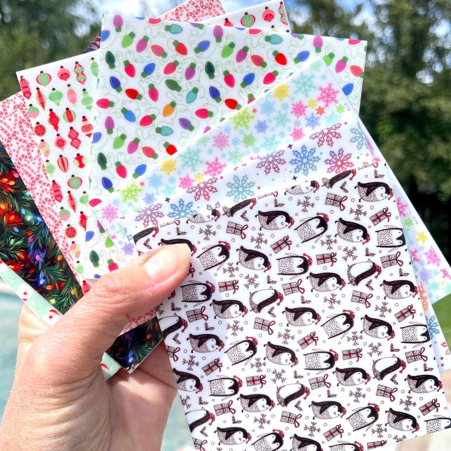 Christmas Acrylic Grab Bag – Patterned Acrylic Sheets | Laser Cuttable Cast Acrylic