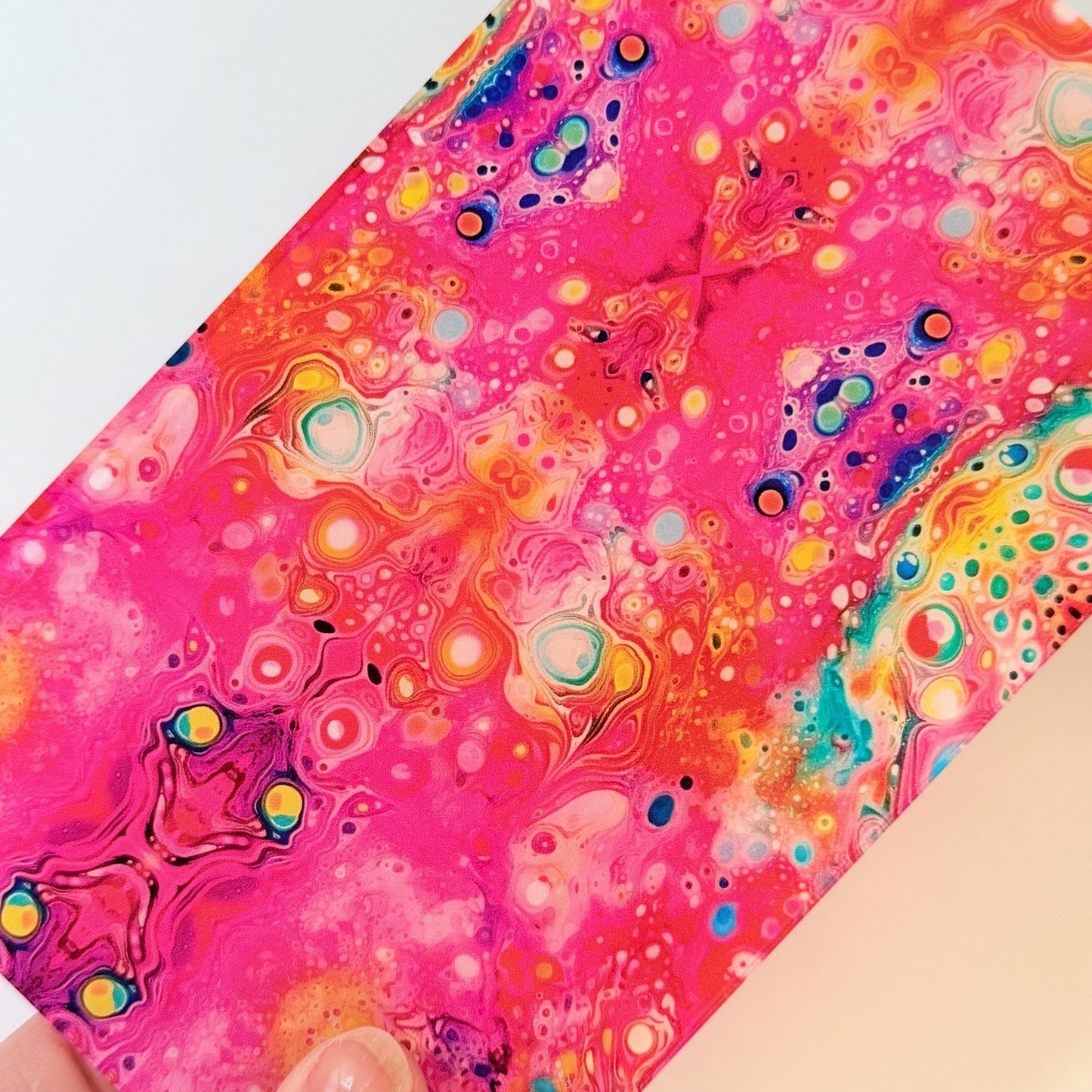 Patterned Acrylic Sheet - Clear Core UV Printed Pink Swirl Acrylic for Jewelry & Lasers Patterned Cast Acrylic, Flex and Wood for Lasers