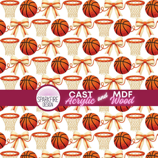Patterned Cast Acrylic | Basketball Acrylic Sheet & Diode Laser Wood Panels Patterned Cast Acrylic, Flex and Wood for Lasers