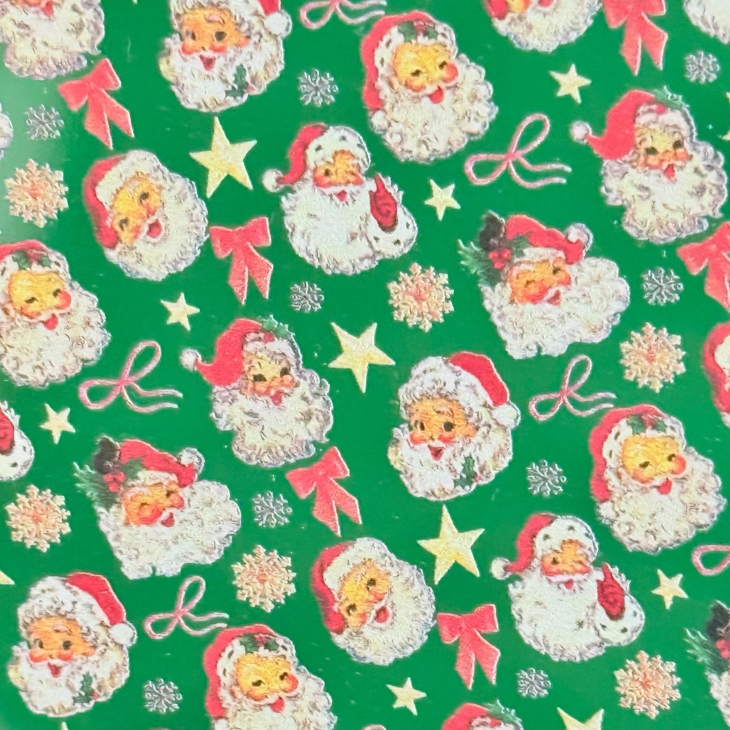 Santa Clause Patterned Acrylic Sheet - Christmas Cast Acrylic Sheets & Wood for Lasers