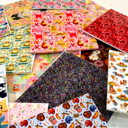 Halloween Acrylic Grab Bags - Patterned 1/8 Inch Sheets