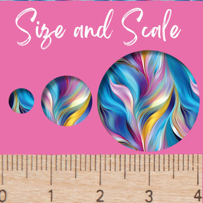 Blue Swirl Acrylic Sheet – Patterned Acrylic Sheet Laser Cut for Earrings & Diode Laser