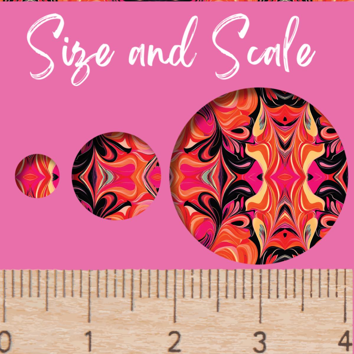 Pink Black Swirl Patterned Cast Acrylic for Laser Cutting