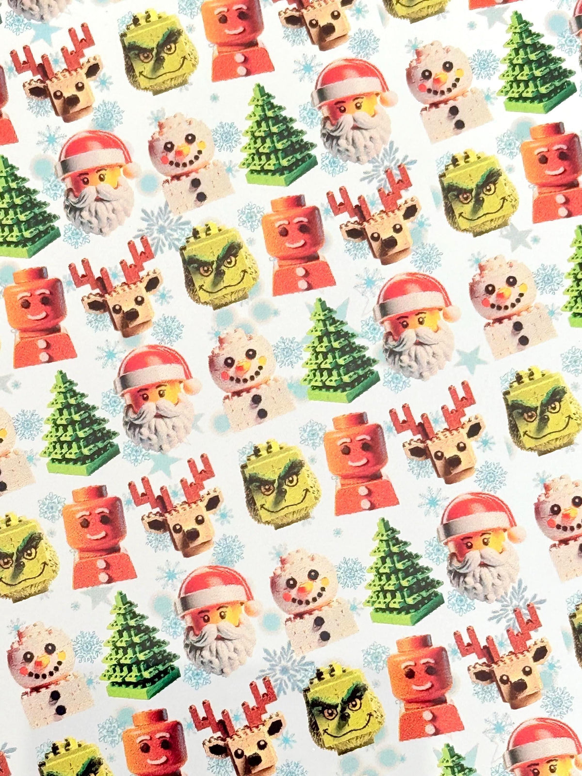 Christmas Acrylic, Patterned Cast  Acrylic for Lasers, Block Xmas Acrylic, Acrylic for jewelry, Acrylic for Glowforge, Aeon, xTool P Series