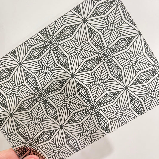 Clear Core Acrylic – Two Sided UV Printed Patterned Acrylic Sheets for Jewelry Making Patterned Cast Acrylic, Flex and Wood for Lasers