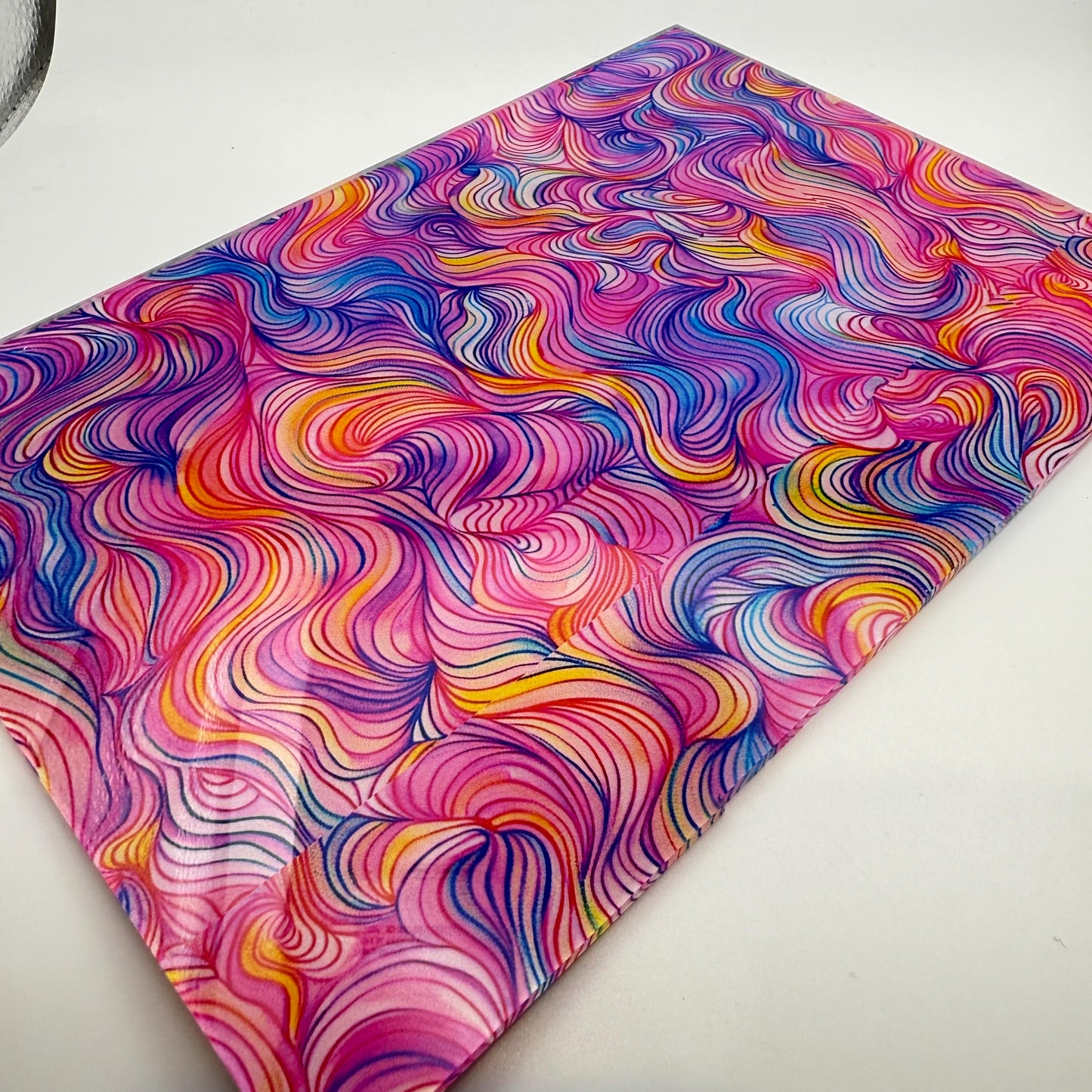 Patterned Acrylic Sheets – Clear UV Printed Acrylic Jewelry Blanks & Cup Toppers Patterned Cast Acrylic, Flex and Wood for Lasers