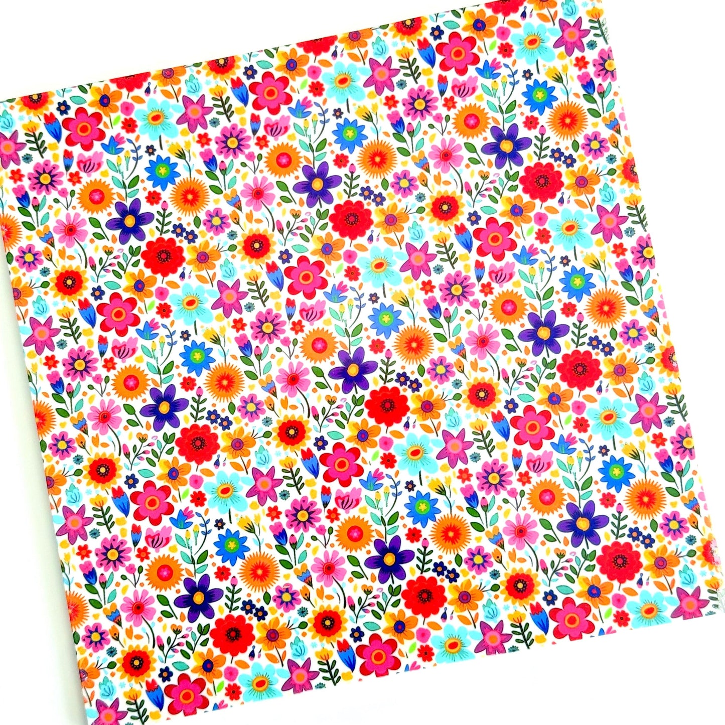 Floral Printed Acrylic Sheet | Laser Cut Jewelry Blanks