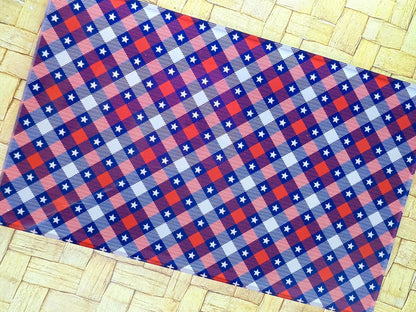 Patterned Acrylic Sheet - 3mm Cast Clear Acrylic with American Flag Design for Laser Cutting Patterned Cast Acrylic, Flex and Wood for Lasers