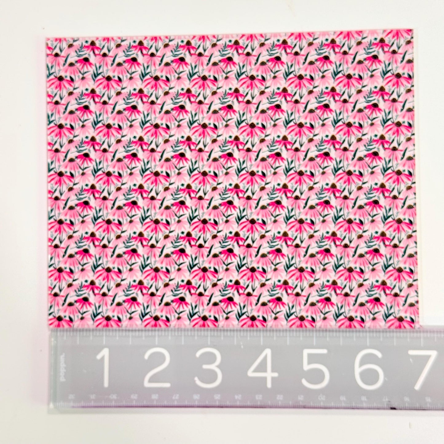 Floral Acrylic Sheet - Pink Daisy Print Patterned Acrylic Panel for Crafts 1/8 Inch Patterned Cast Acrylic, Flex and Wood for Lasers