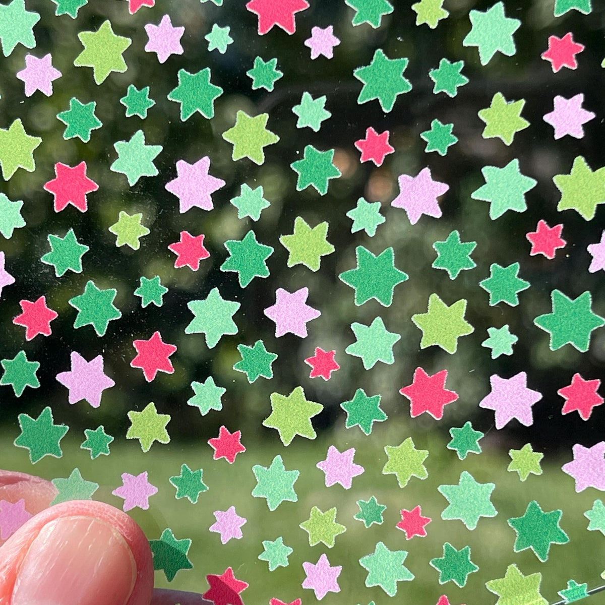 Stars Acrylic,  Two Sided UV Printed Acrylic for Lasers for Jewelry and Cup Toppers