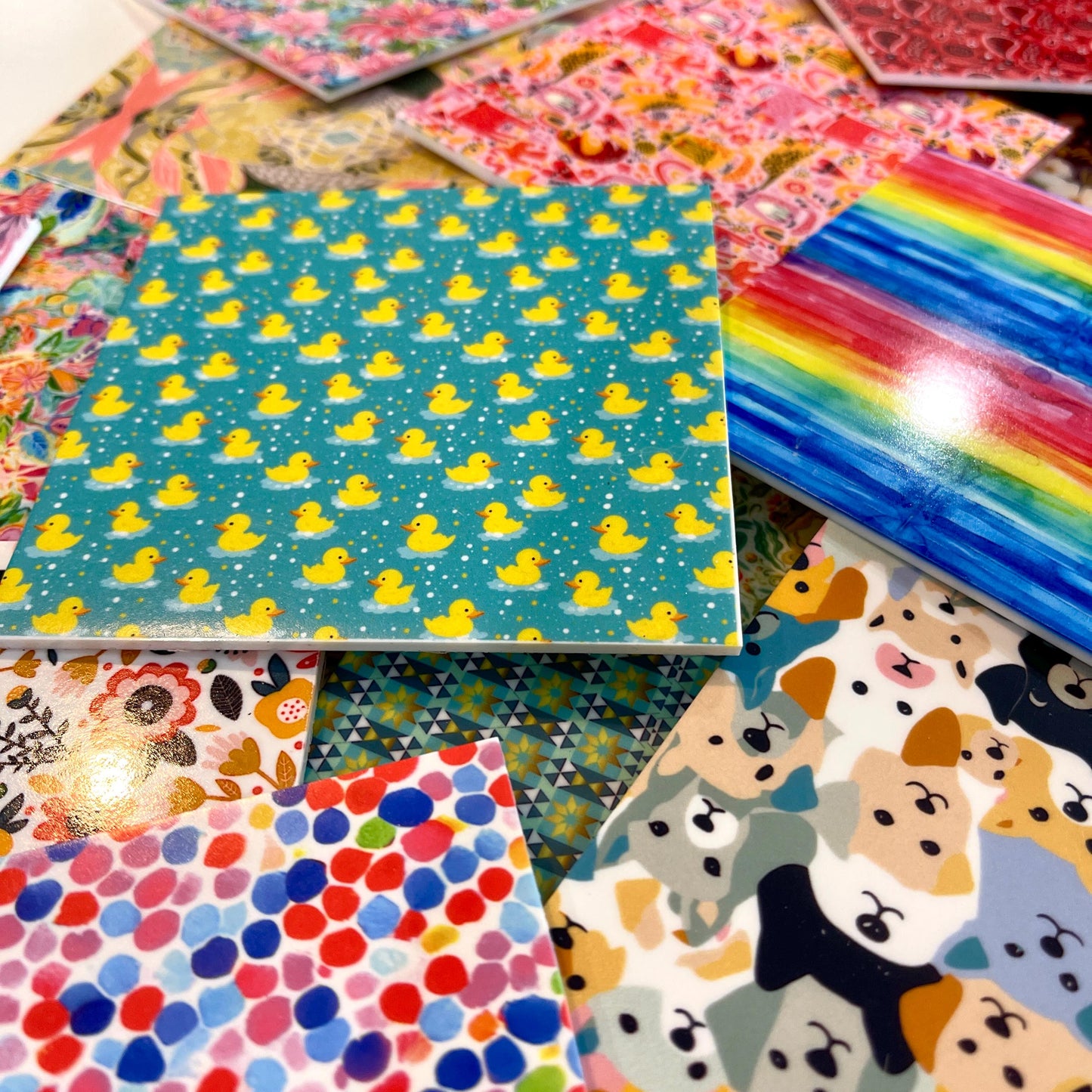 Halloween Acrylic Grab Bags - Patterned 1/8 Inch Sheets