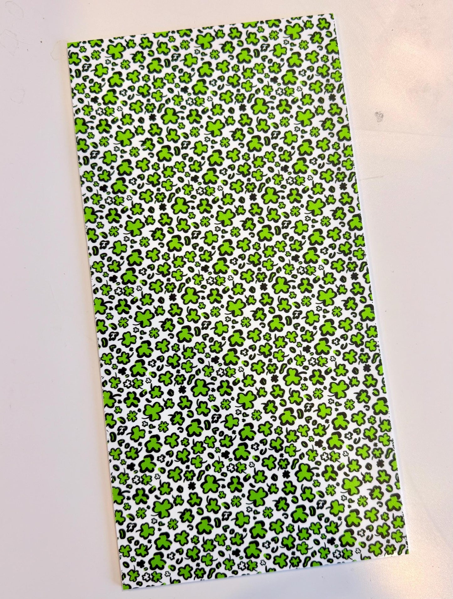 Patterned Acrylic Sheet - Shamrock Laser Cut White Cast Acrylic Panel 12x6" Patterned Cast Acrylic, Flex and Wood for Lasers