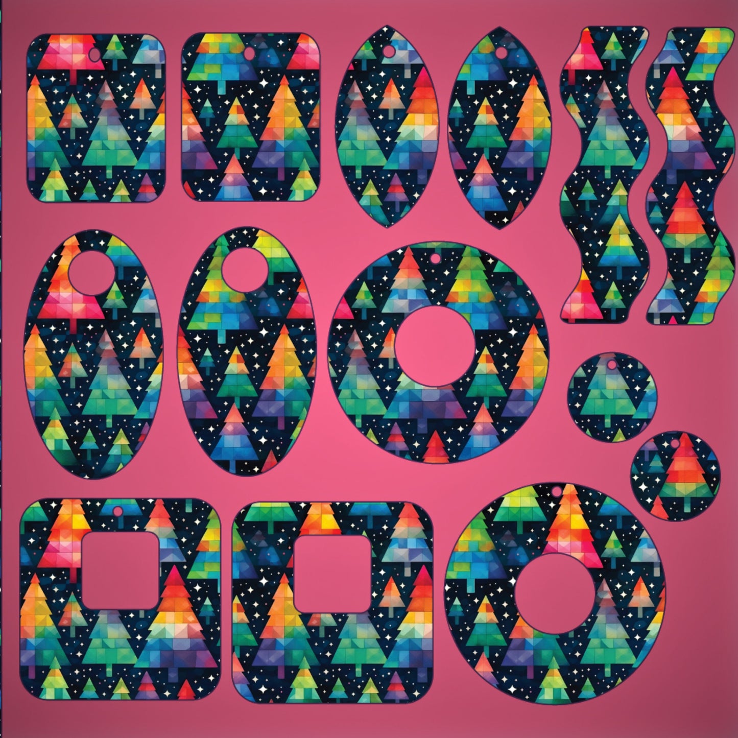 a collage of different shapes and sizes