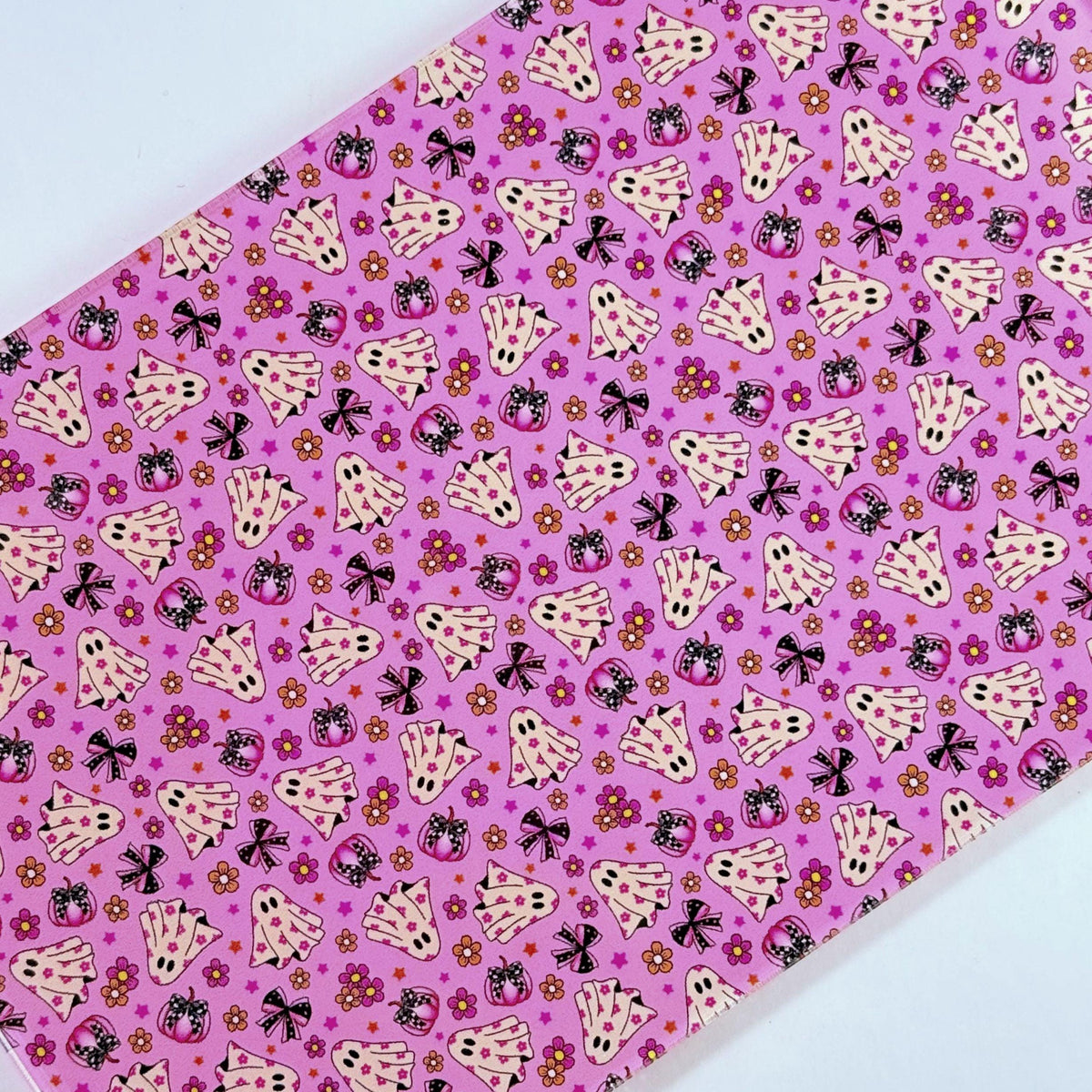 Halloween Patterned Acrylic, Pumpkin Acrylic for Lasers, Pink Two Sided UV Printed Acrylic for Lasers for Jewelry and Cup Toppers, Glowforge