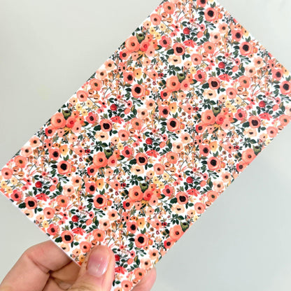 Autumn Floral Patterned Cast Acrylic, Flex and Wood for Lasers