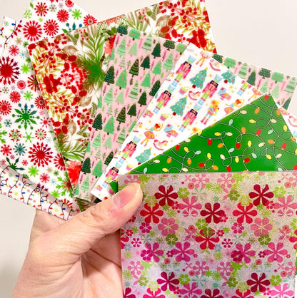 Christmas Acrylic Grab Bag – Patterned Acrylic Sheets | Laser Cuttable Cast Acrylic