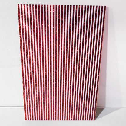 Red, White and Blue Patterned acrylic sheet for laser cutting. The pattern is patriotic, 4th of July, and patriotic.