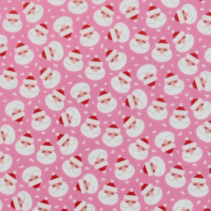 Pink Christmas Acrylic Sheet - Patterned Cast Acrylic