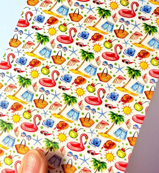 Patterned Acrylic Sheet - Custom Acrylic Patterns with Summer Design & Boho Style Prints Patterned Cast Acrylic, Flex and Wood for Lasers