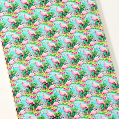 Flamingo Acrylic Sheet - Clear 1/8 Inch Laser Cut Acrylic Panel for Crafts Patterned Cast Acrylic, Flex and Wood for Lasers