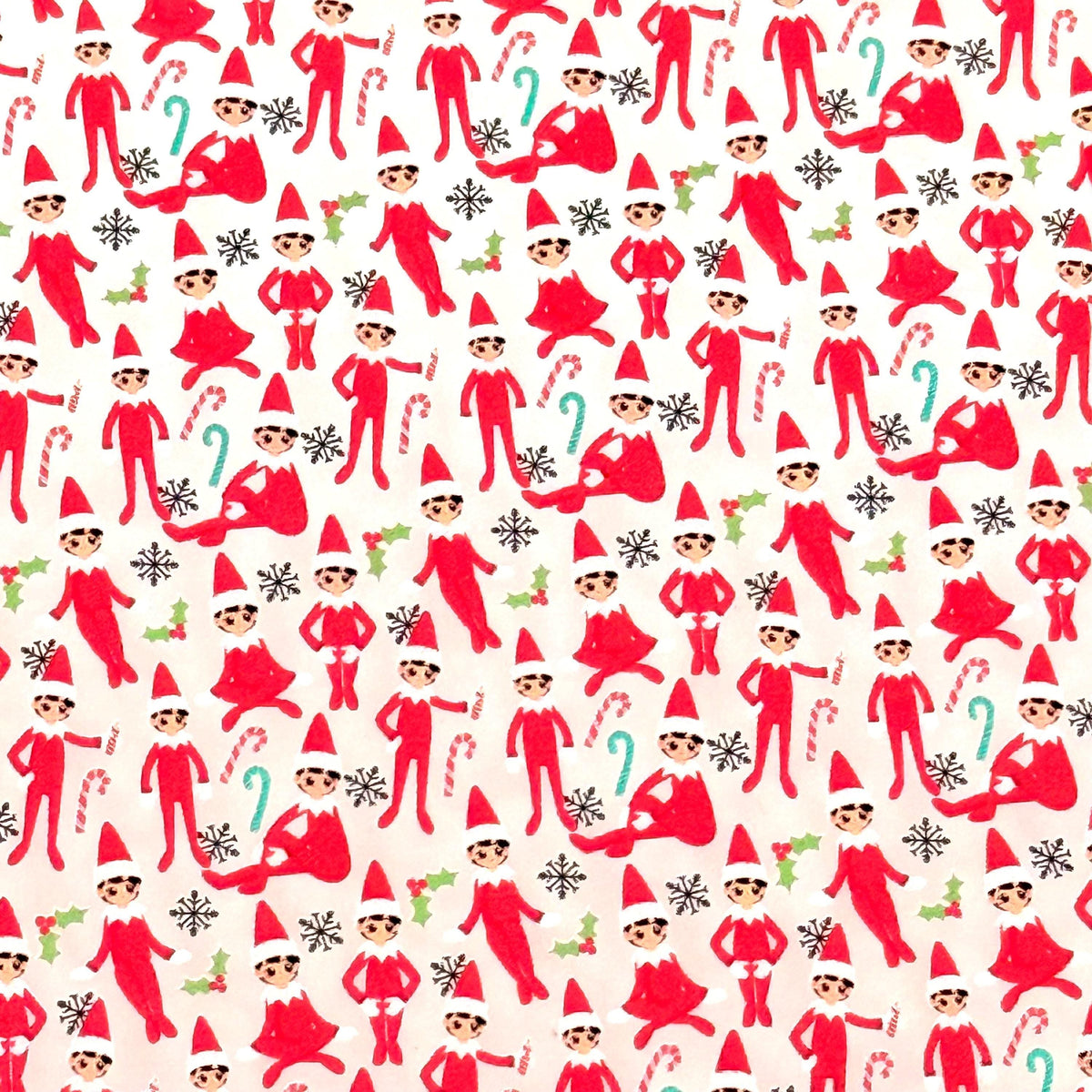 Patterned Acrylic Sheet, Christmas Elf Laser Blank For CO2 Cut