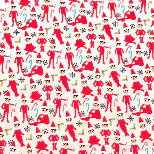 Patterned Acrylic Sheet, Christmas Elf Laser Blank For CO2 Cut