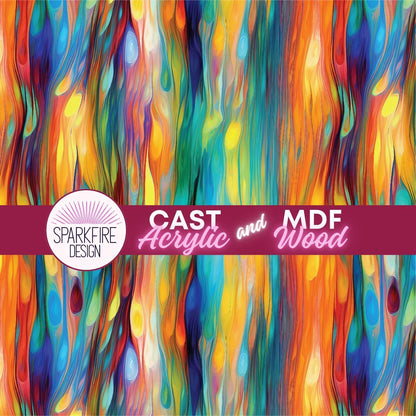 Abstract Patterned Acrylic Sheet, Oil Swirl Laser Acrylic, Rainbow Acrylic for lasers, Cast Acrylic, MDF for Lasers,Acrylic for Earrings Patterned Cast Acrylic, Flex and Wood for Lasers