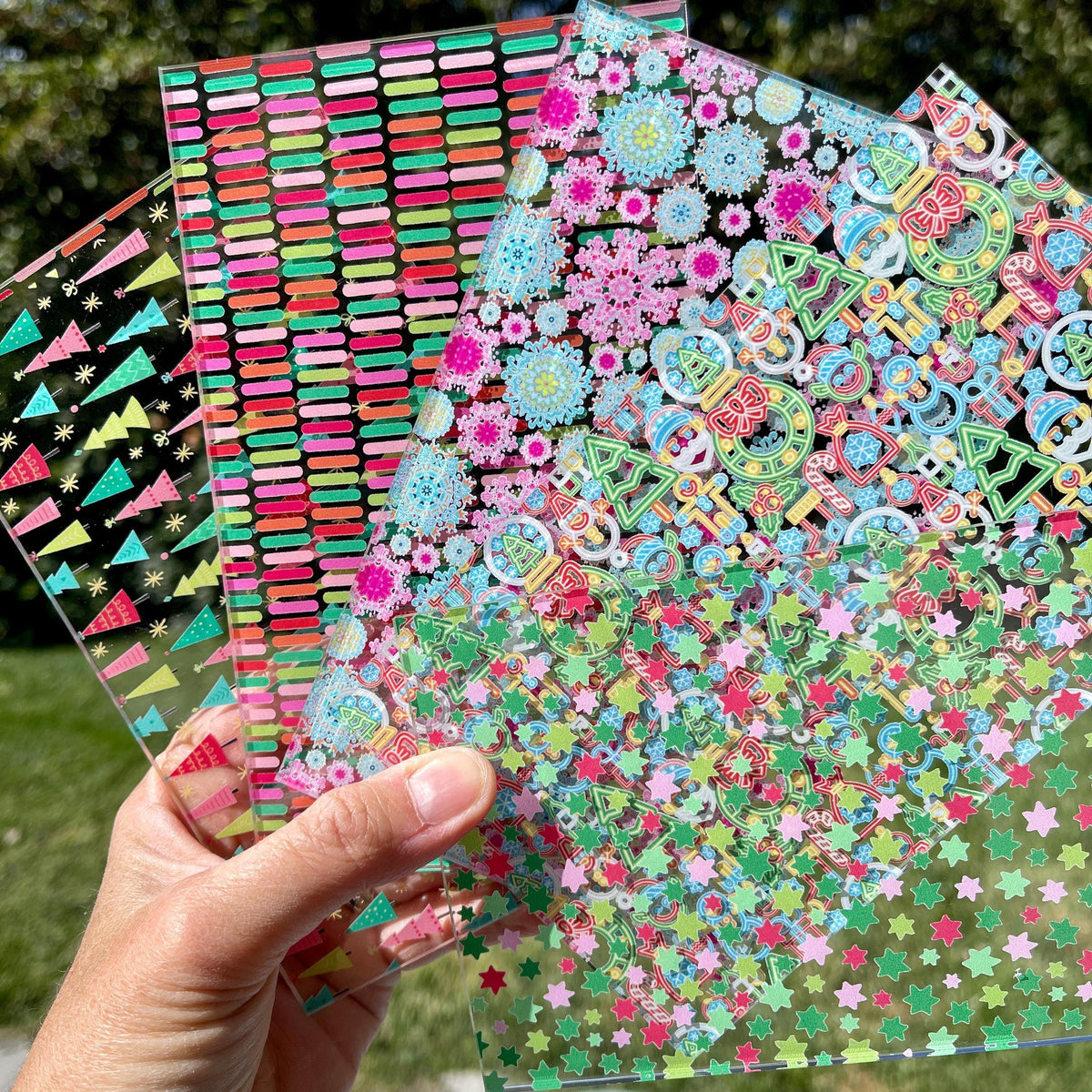 Patterned Acrylic Sheets, Snowflake Pink Blue Cast Acrylic, Laser