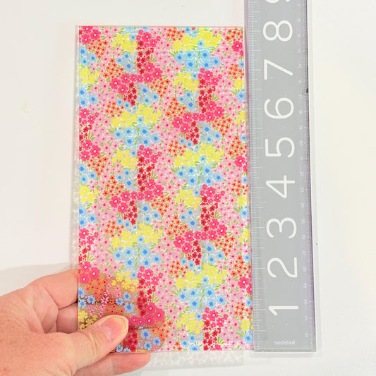 Floral Acrylic Sheet – Patterned Clear 1/8 Inch Laser Cut Acrylic Panel Patterned Cast Acrylic, Flex and Wood for Lasers