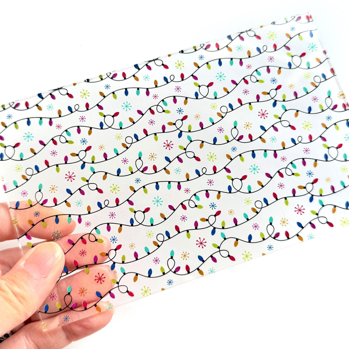 Patterned Acrylic Sheet, Christmas Light Cast Acrylic For Lasers