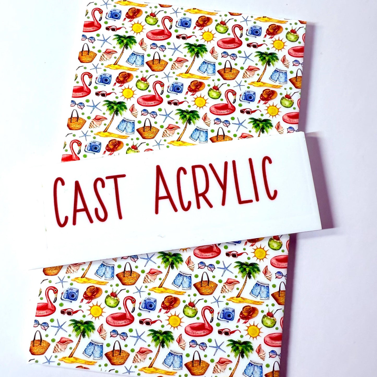 Patterned Acrylic Sheet - Custom Acrylic Patterns with Summer Design & Boho Style Prints Patterned Cast Acrylic, Flex and Wood for Lasers
