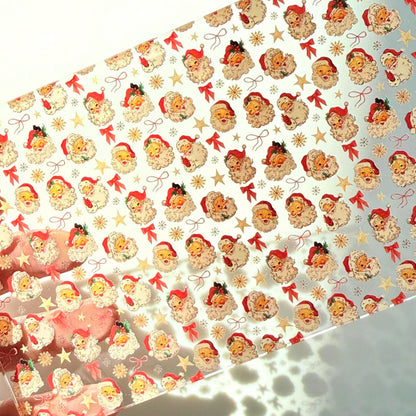 Patterned Acrylic Sheet Christmas Santa Claus Laser Acrylic Blank