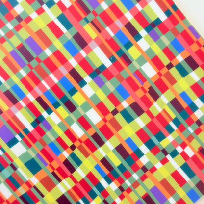 Fall Geometric Acrylic Sheet - Patterned White Cast Acrylic for Laser Cutting Patterned Cast Acrylic, Flex and Wood for Lasers